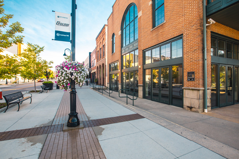 Street view along Second Street