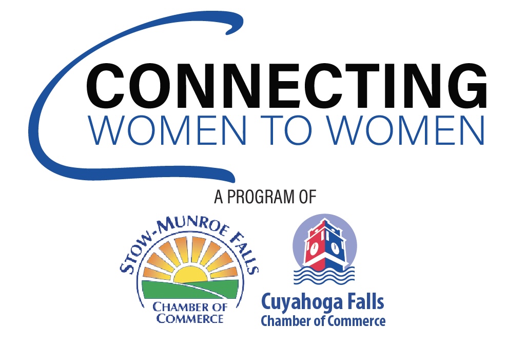 Connecting women to women logo and chamber logos